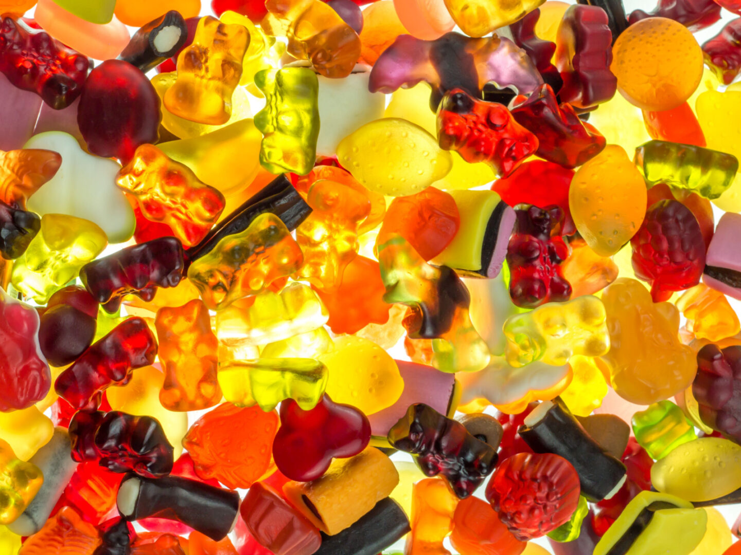 colorful Haribo gummies