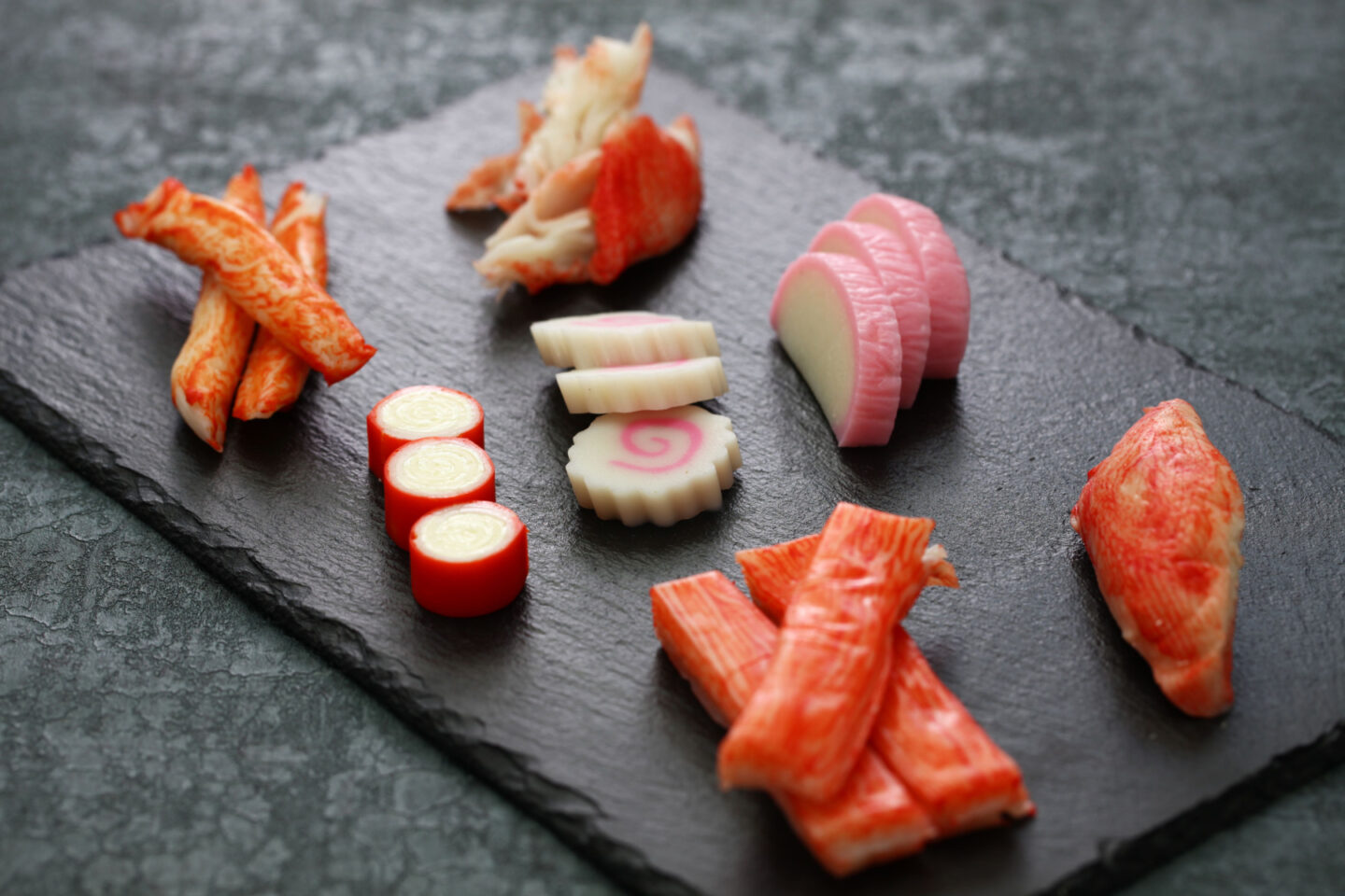 different kinds of surimi and imitation crab sticks