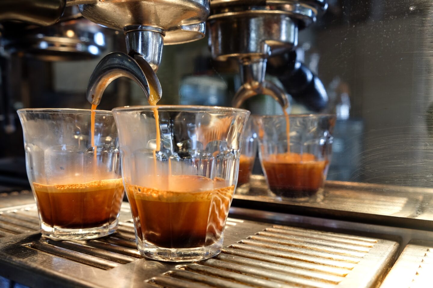 double-shot-of-espresso-in-clear-glasses