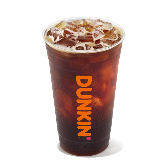 dunkin decaf iced americano