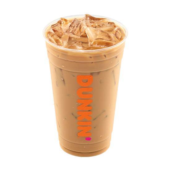 dunkin iced latte 1