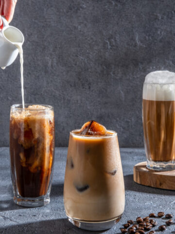 Iced Coffee In Three Different Forms 360x480