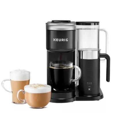 keurig single serve with milk frother