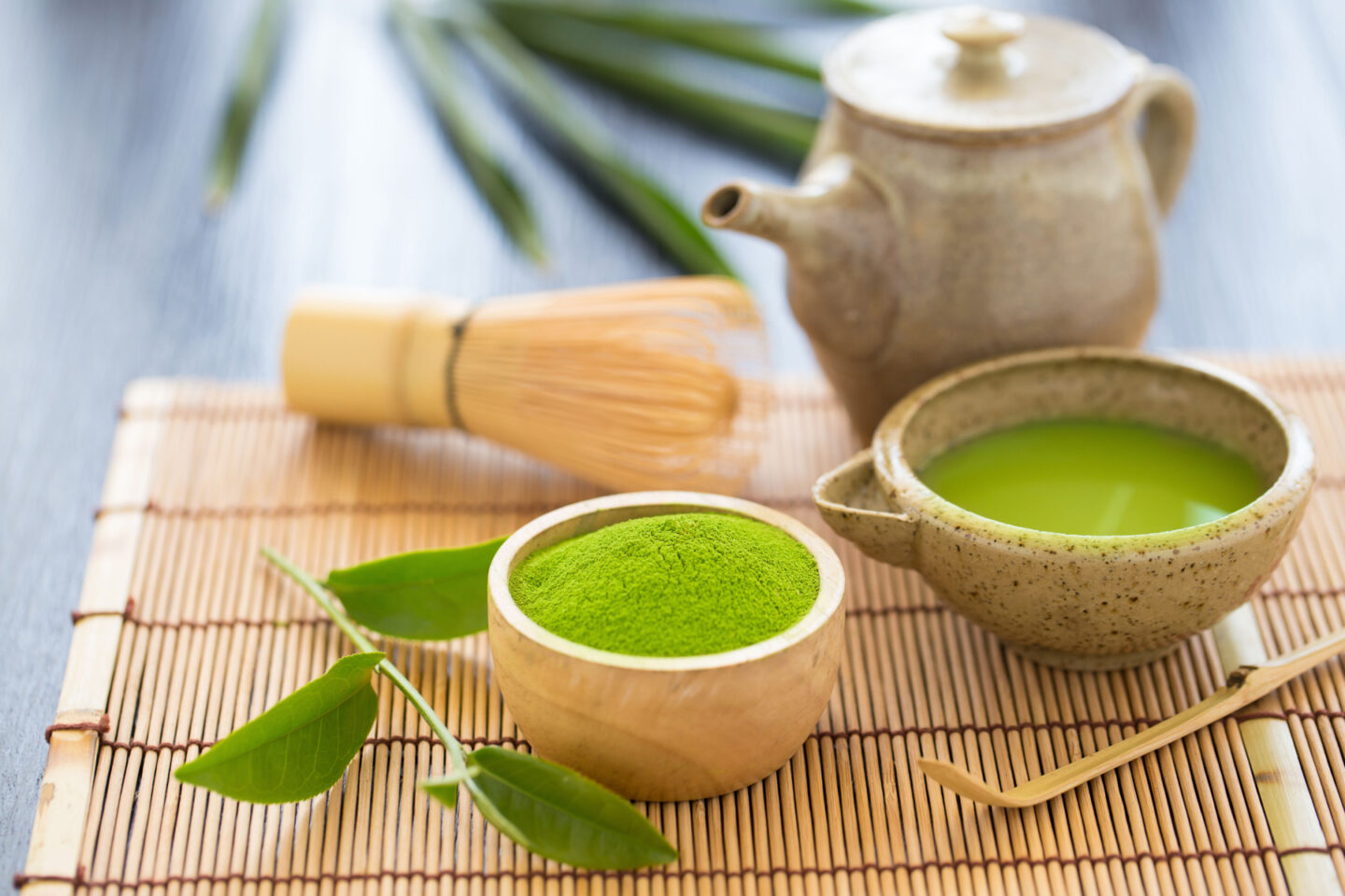 matcha set for japanese tea ceremony