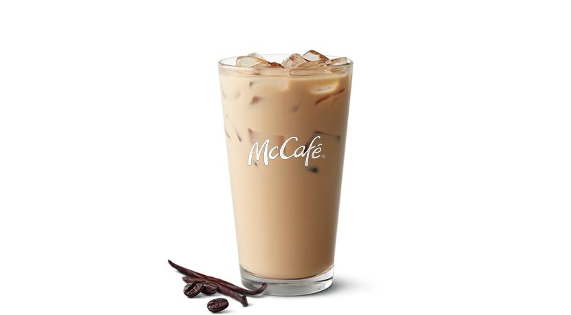 mcdonalds iced french vanilla latte