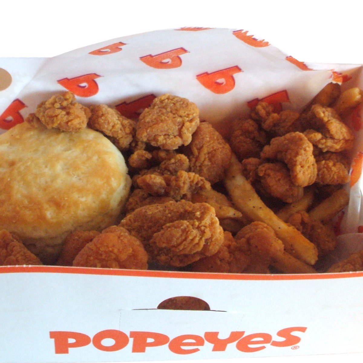 popeyes red hot popcorn chicken