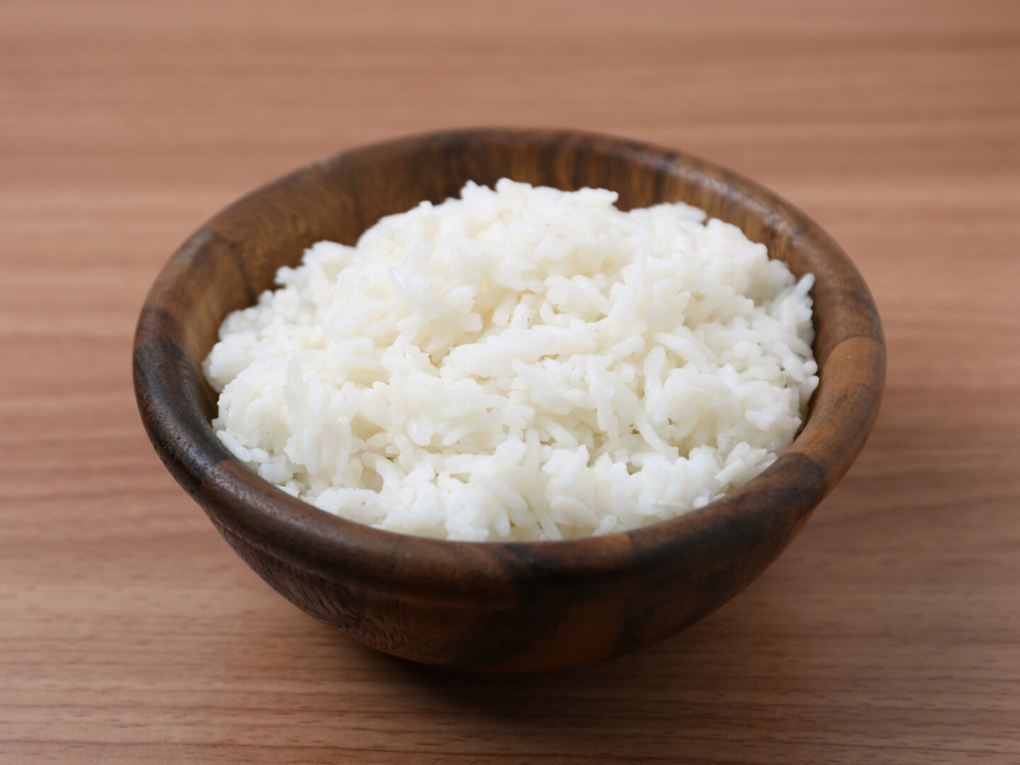 thai jasmine rice in a bowl