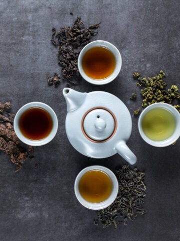 different kinds of teas