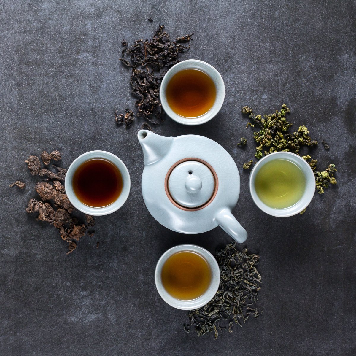 different kinds of teas