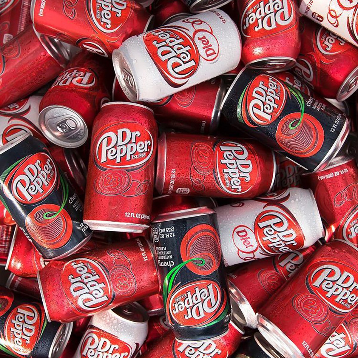 dr pepper flavors in cans