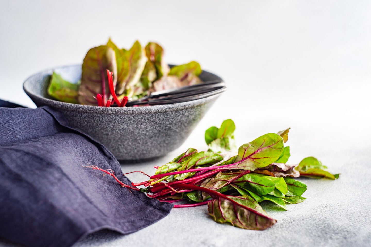 fresh beetroot leaves for cooking