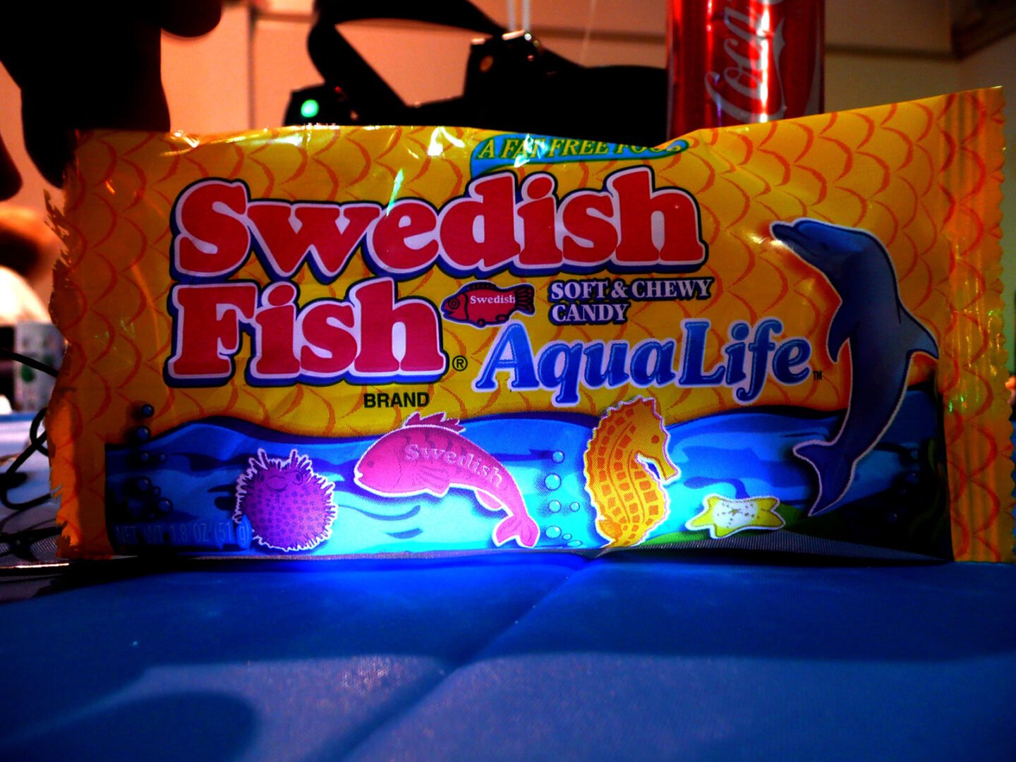 glowing swedish fish and friends