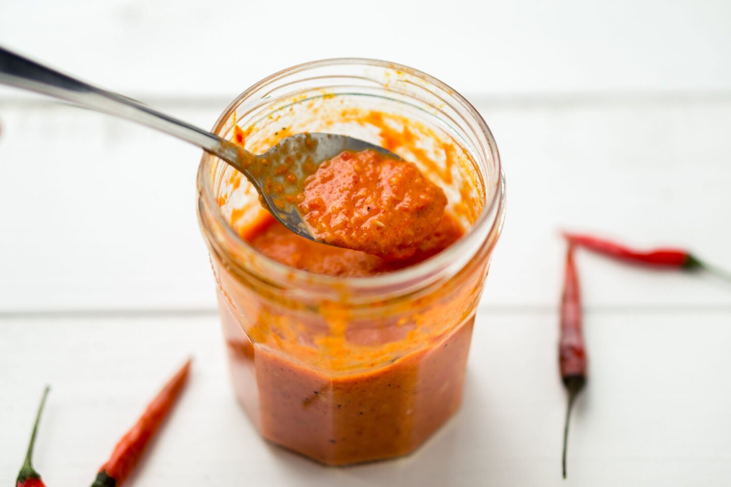 jar of piri piri sauce