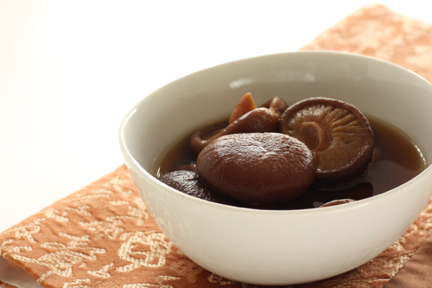 mushroom broth made from shiitake mushrooms