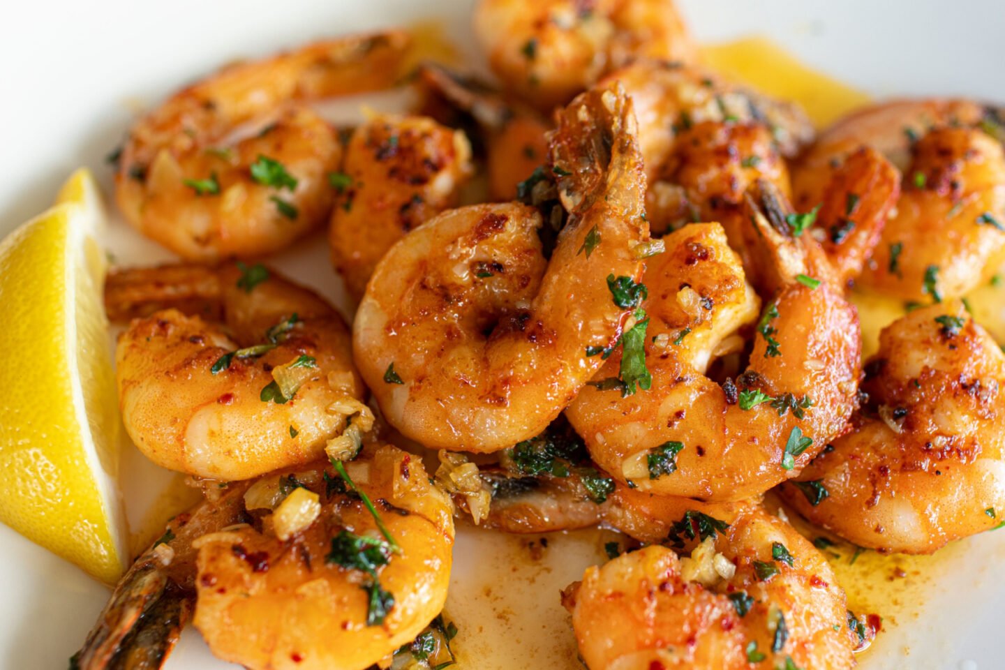 pan fried butter garlic shrimp