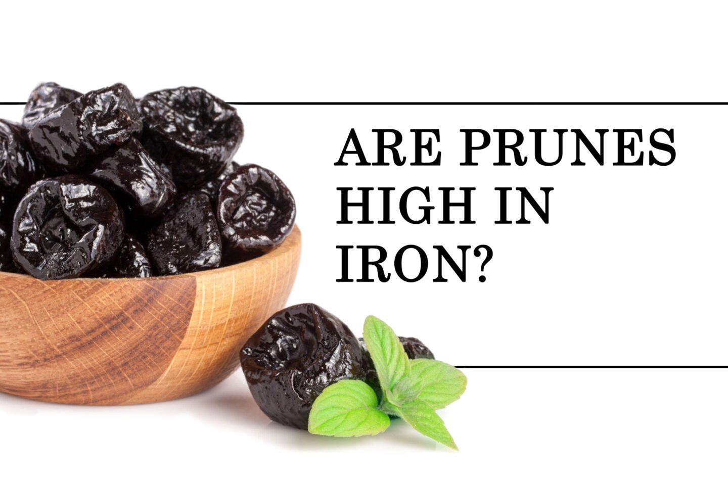 prunes high in iron