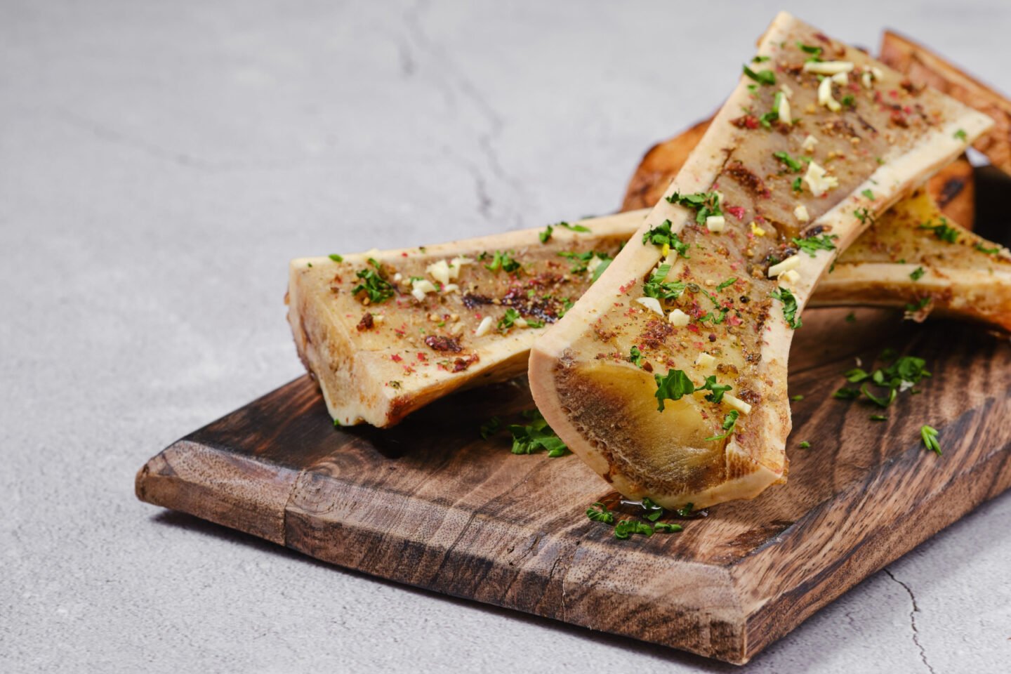 roasted beef bone marrow