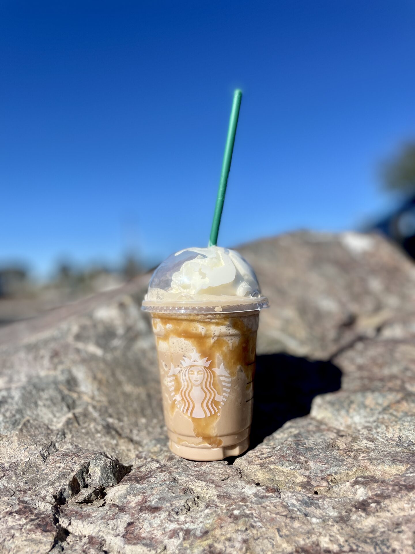 snickers frappe outdoors