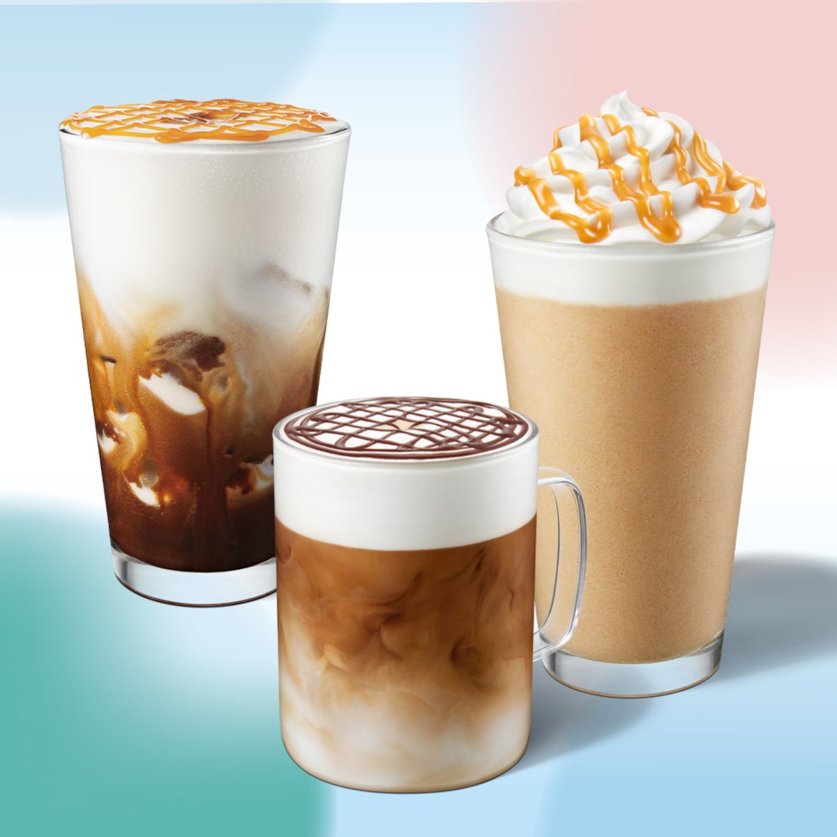 starbucks drinks with caramel sauce