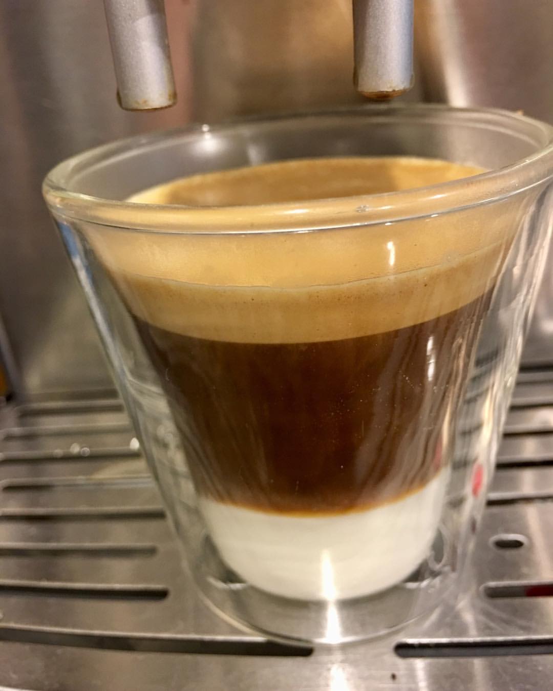 upside down espresso shot