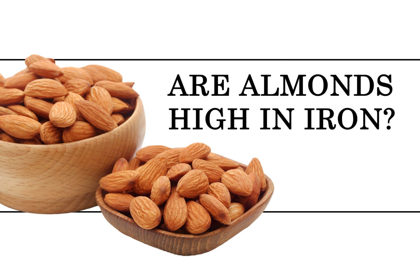are almonds rich in iron