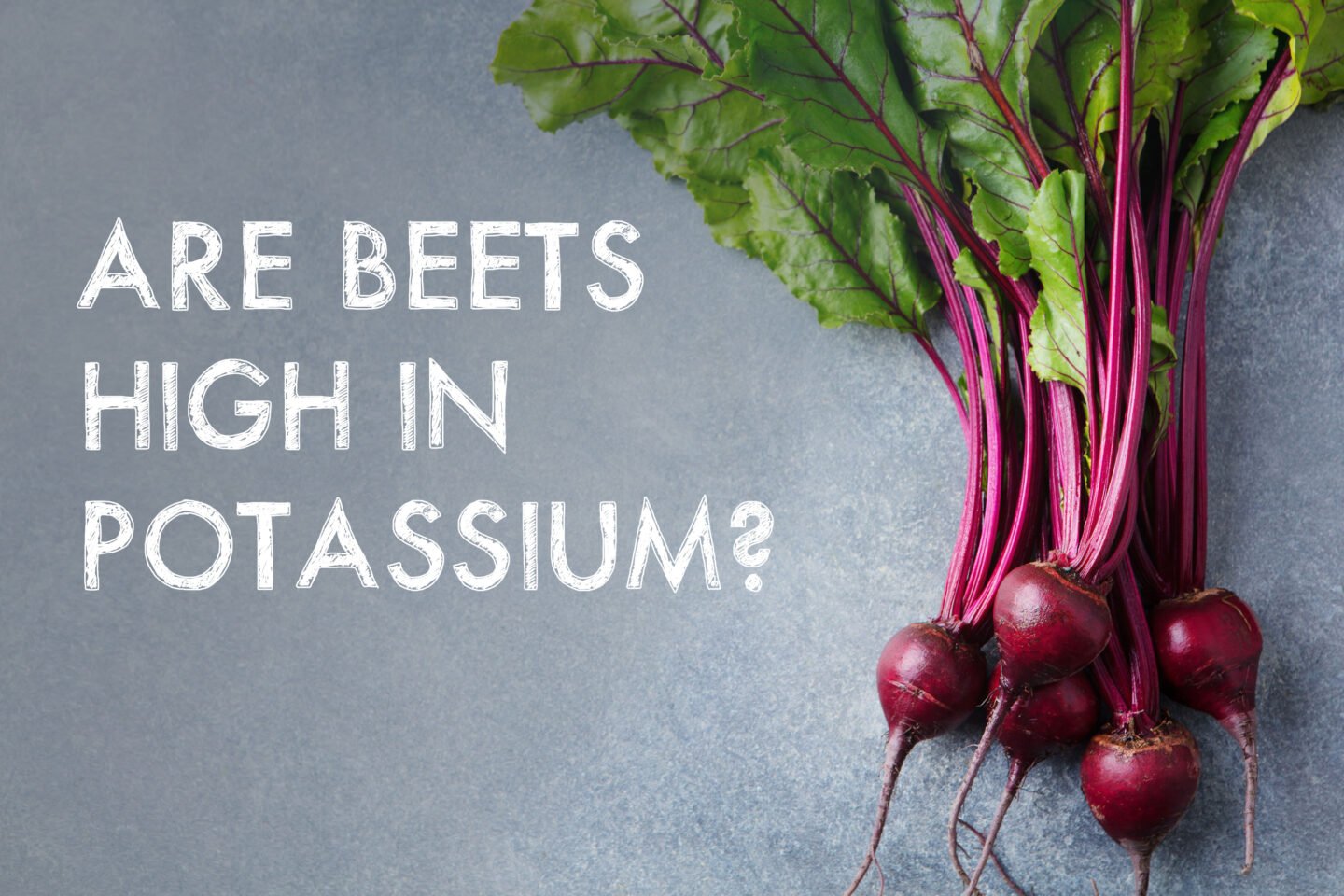 are beets high potassium