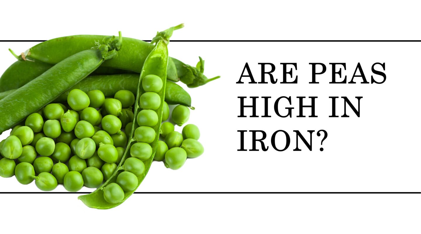 are green peas high in iron