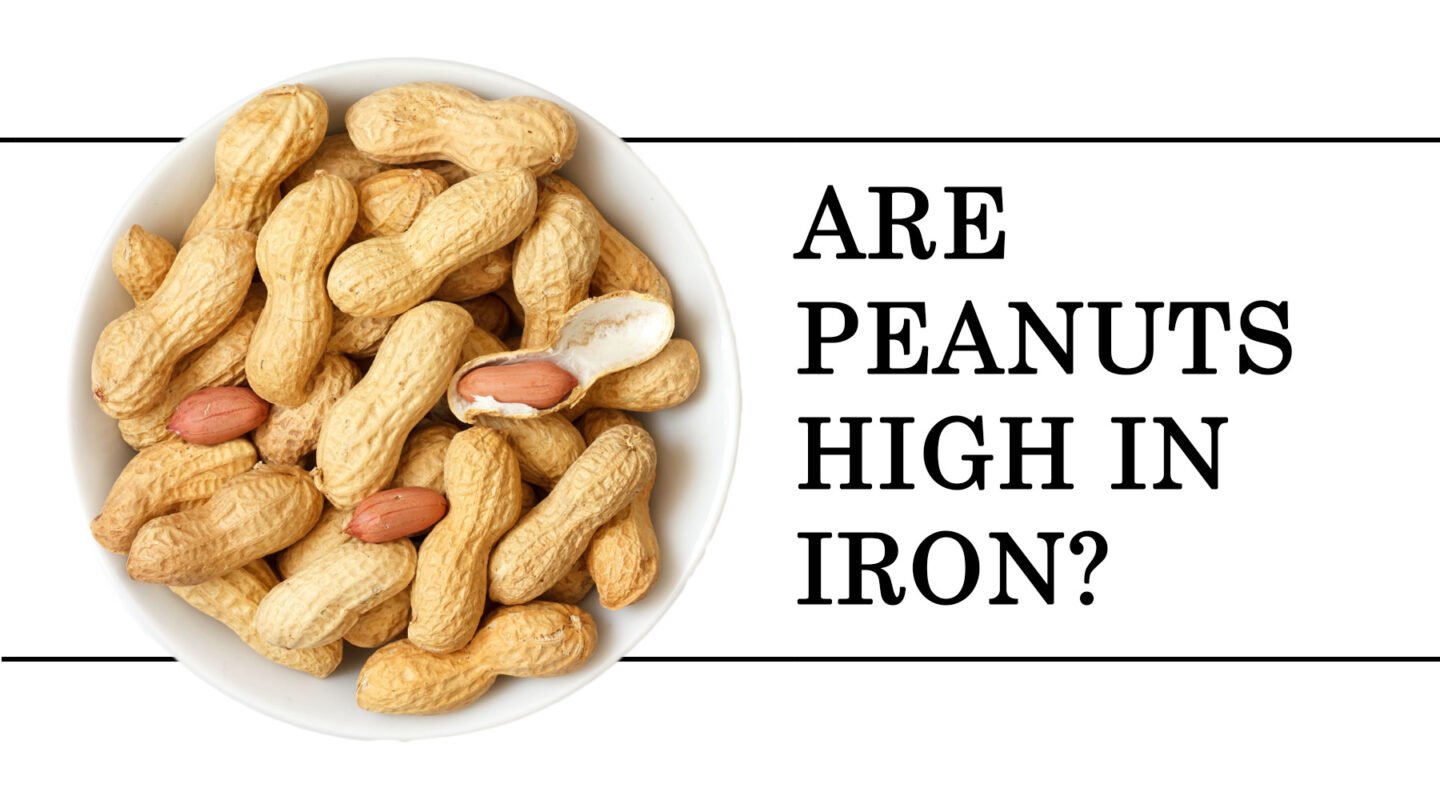 are peanuts rich in iron