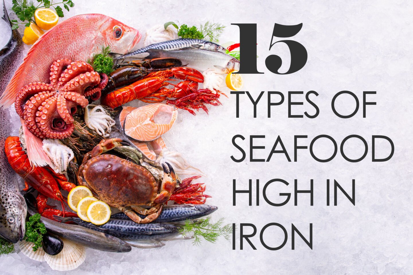 iron rich seafoods