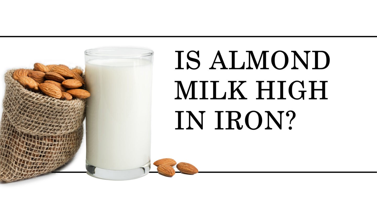is almond milk full of iron