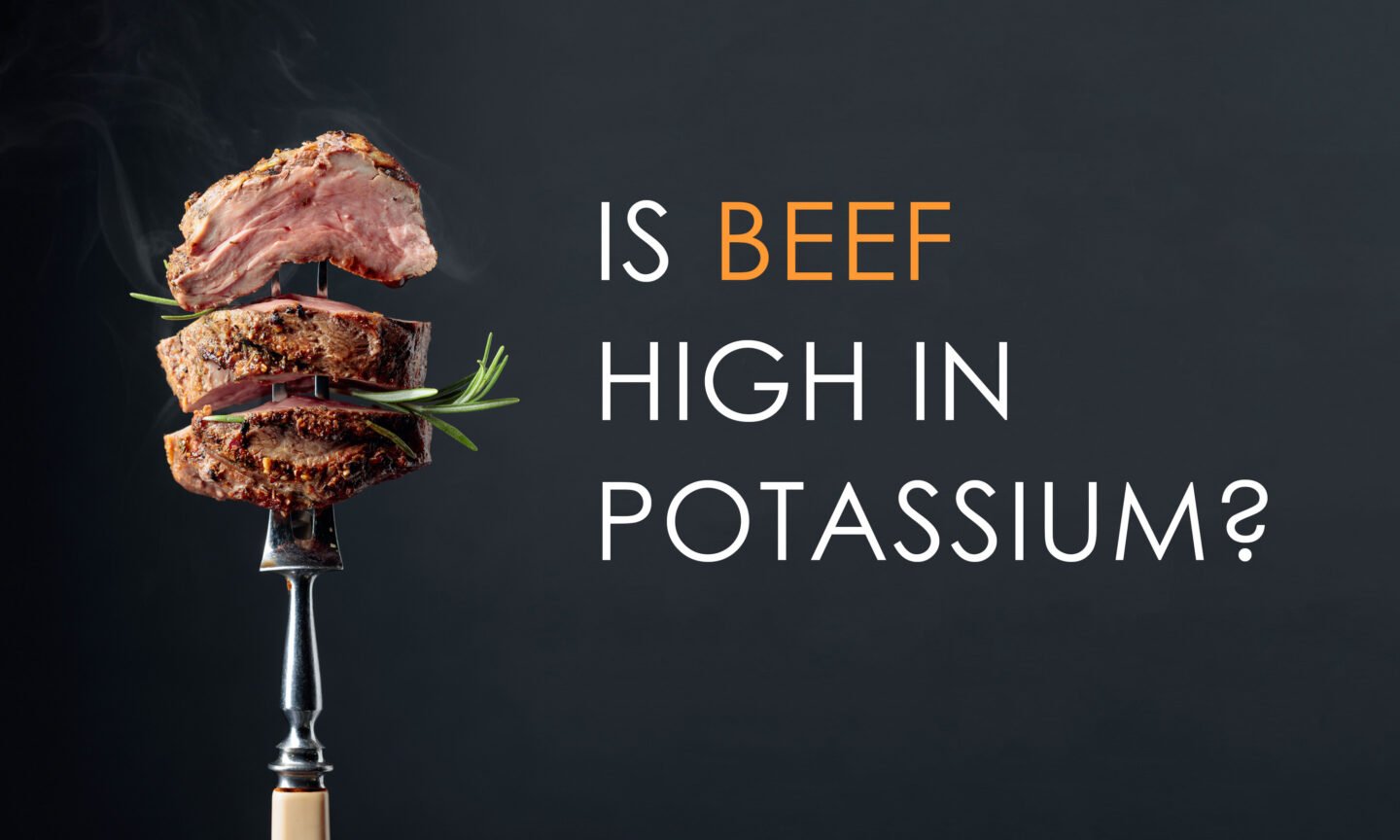 is beef rich in potassium