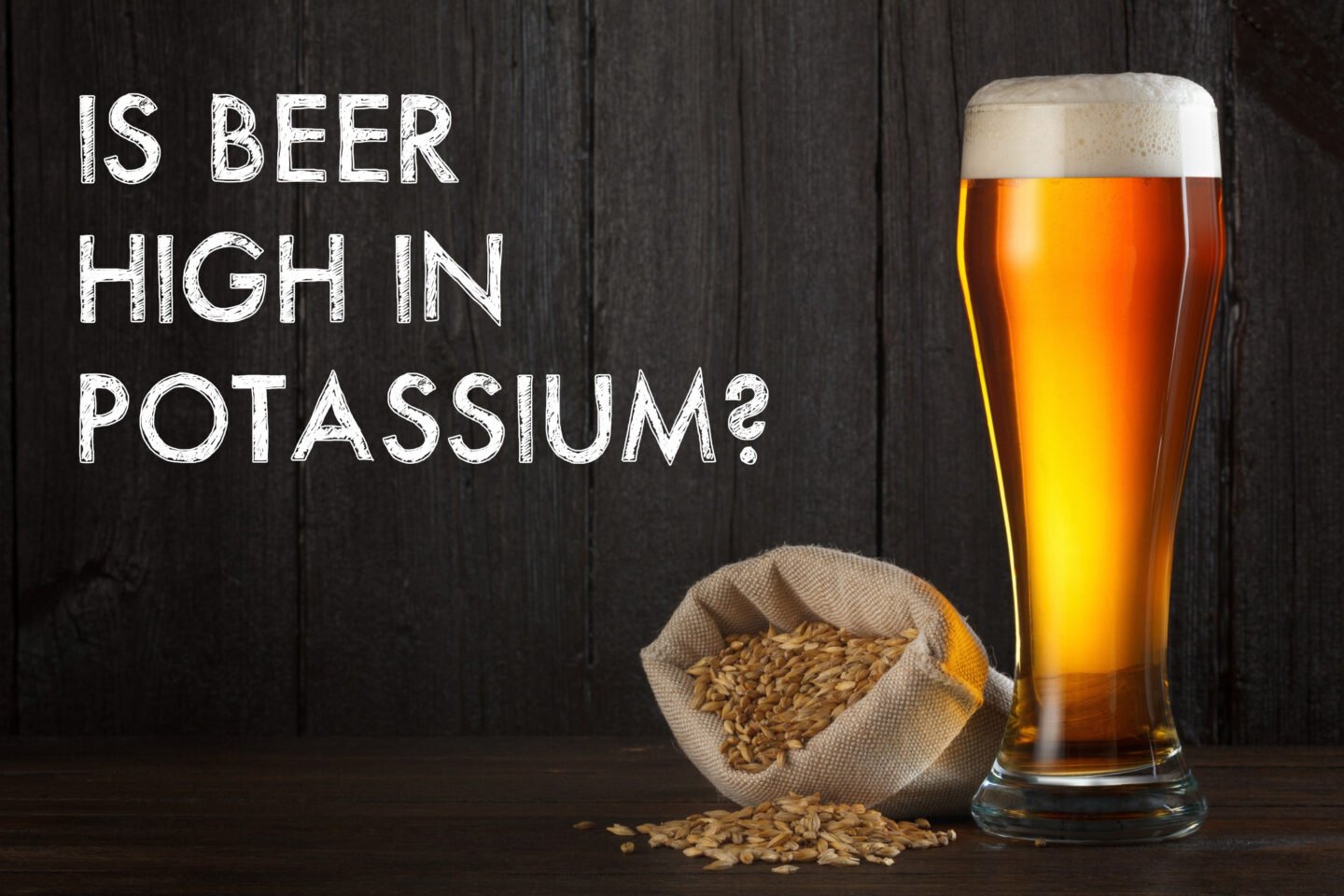 is beer rich in potassium
