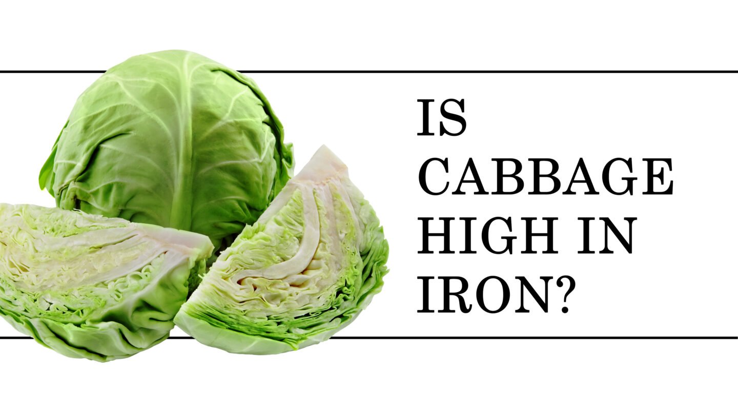is cabbage rich in iron