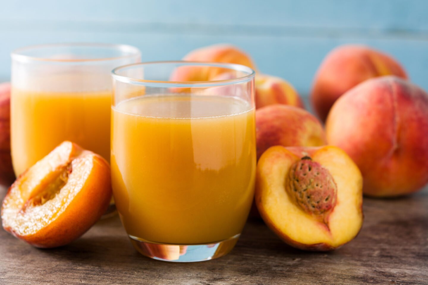 natural peach juice