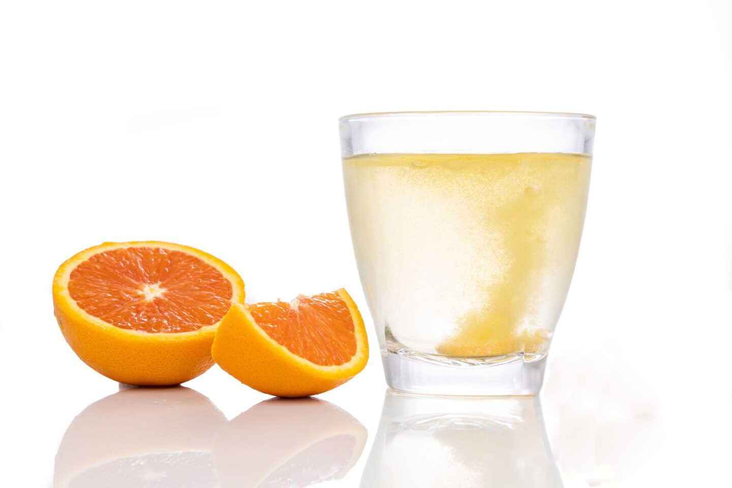 orange flavored water