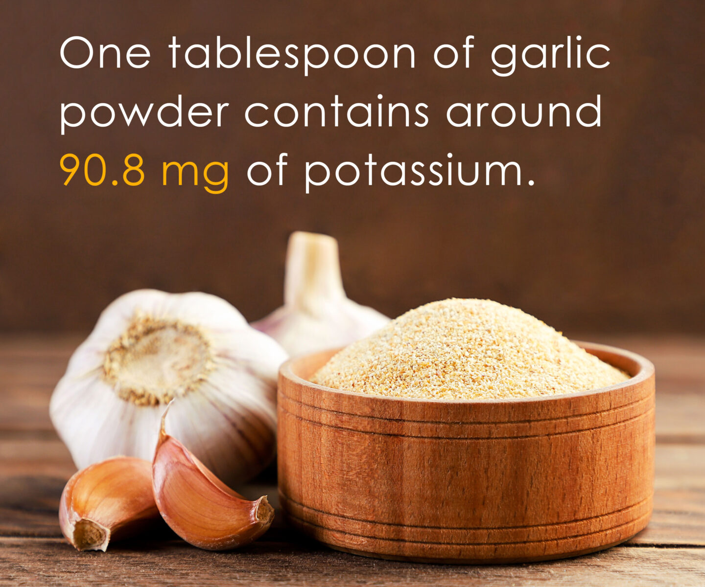 potassium in garlic powder