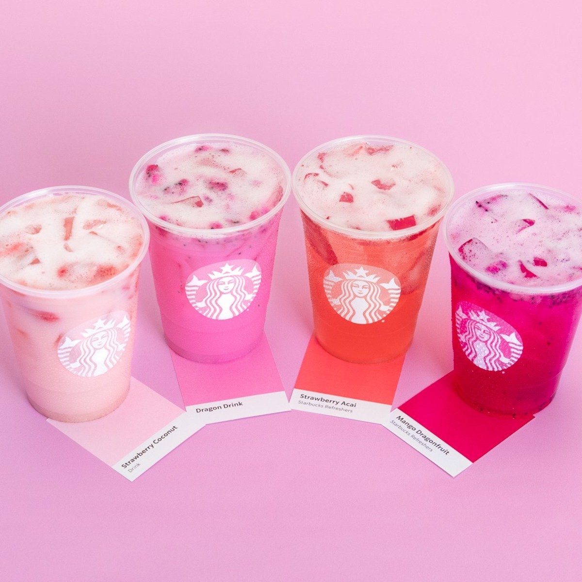 starbucks different coconut drinks