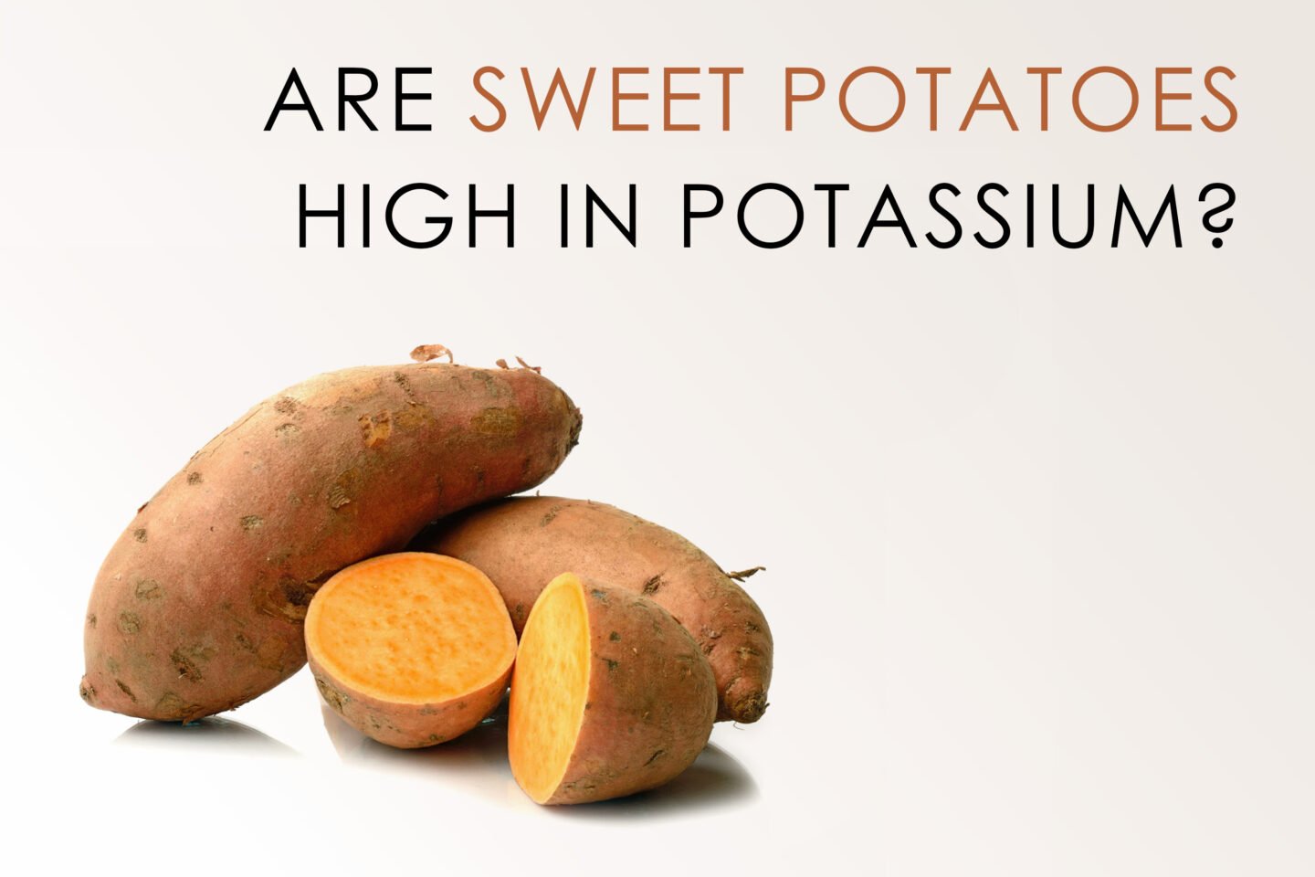 sweet potatoes high in potassium