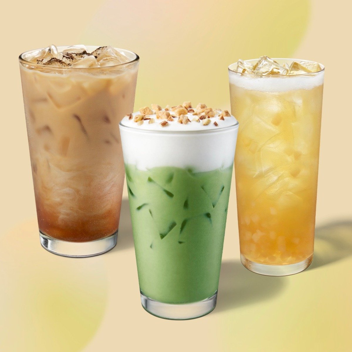 three fruity starbucks drinks