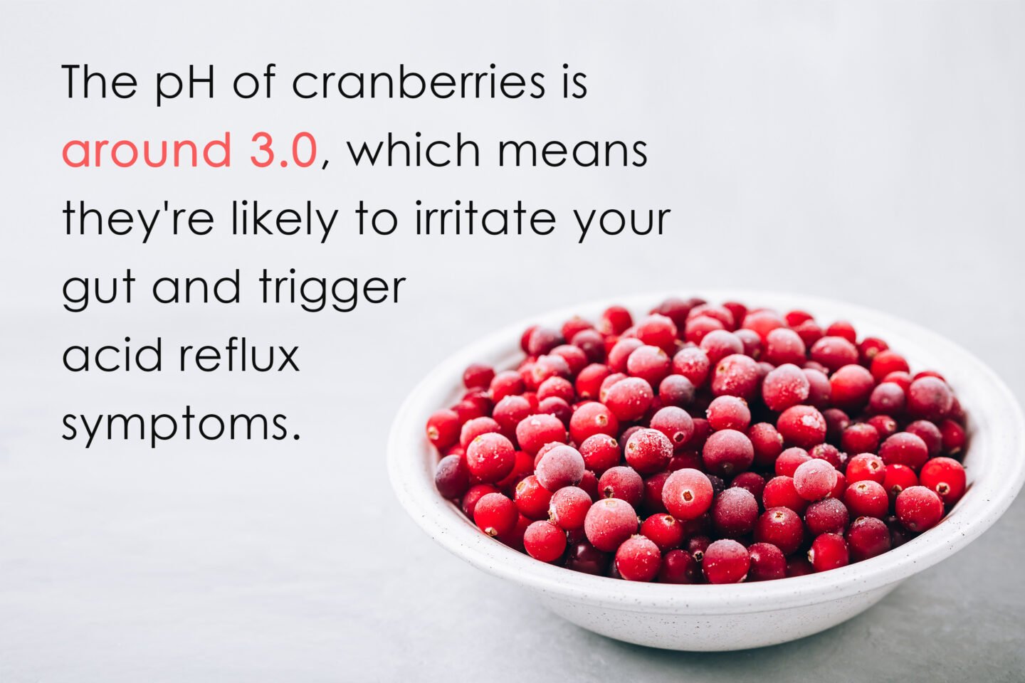 acid reflux and cranberries