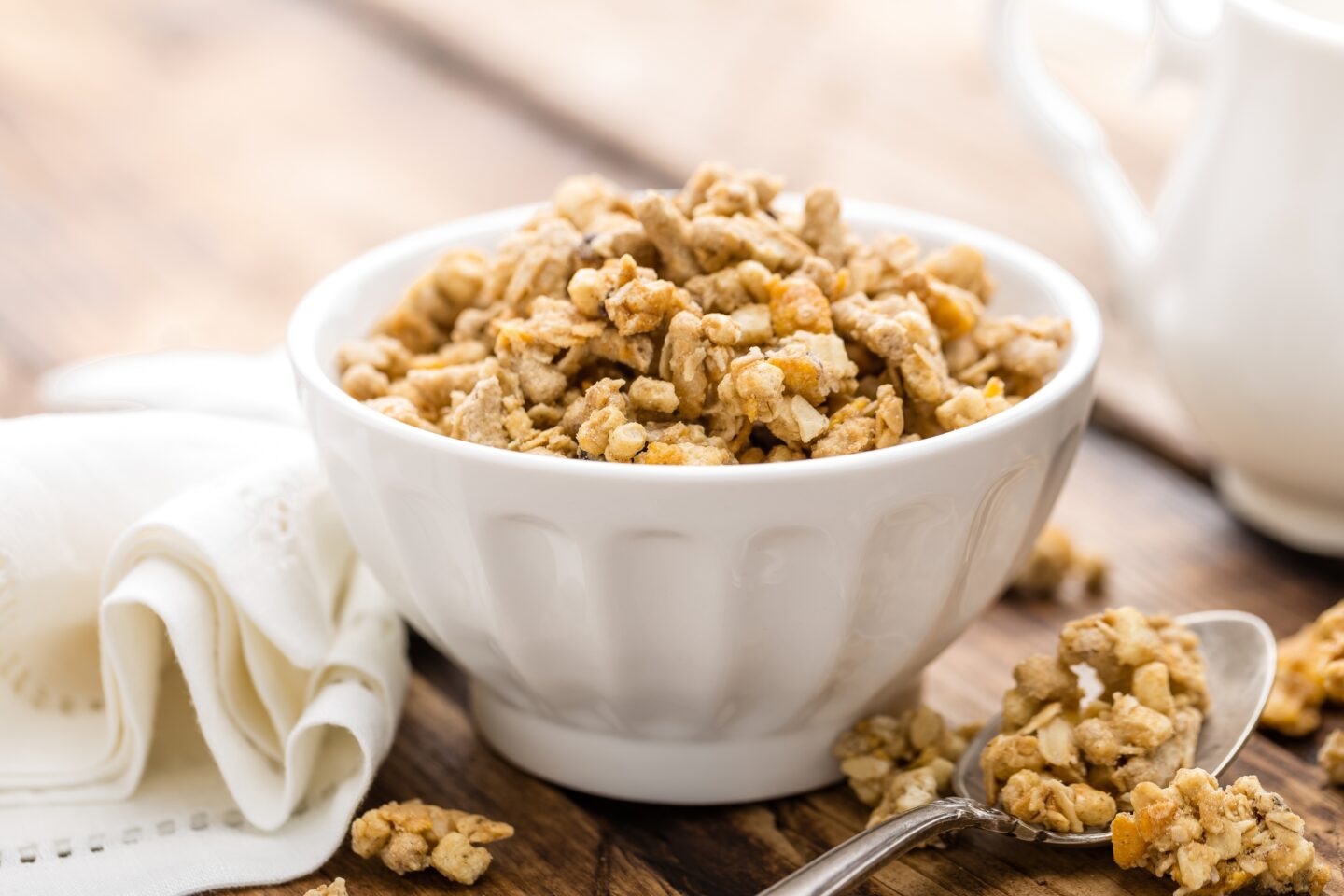 bowl of granola for breakfast