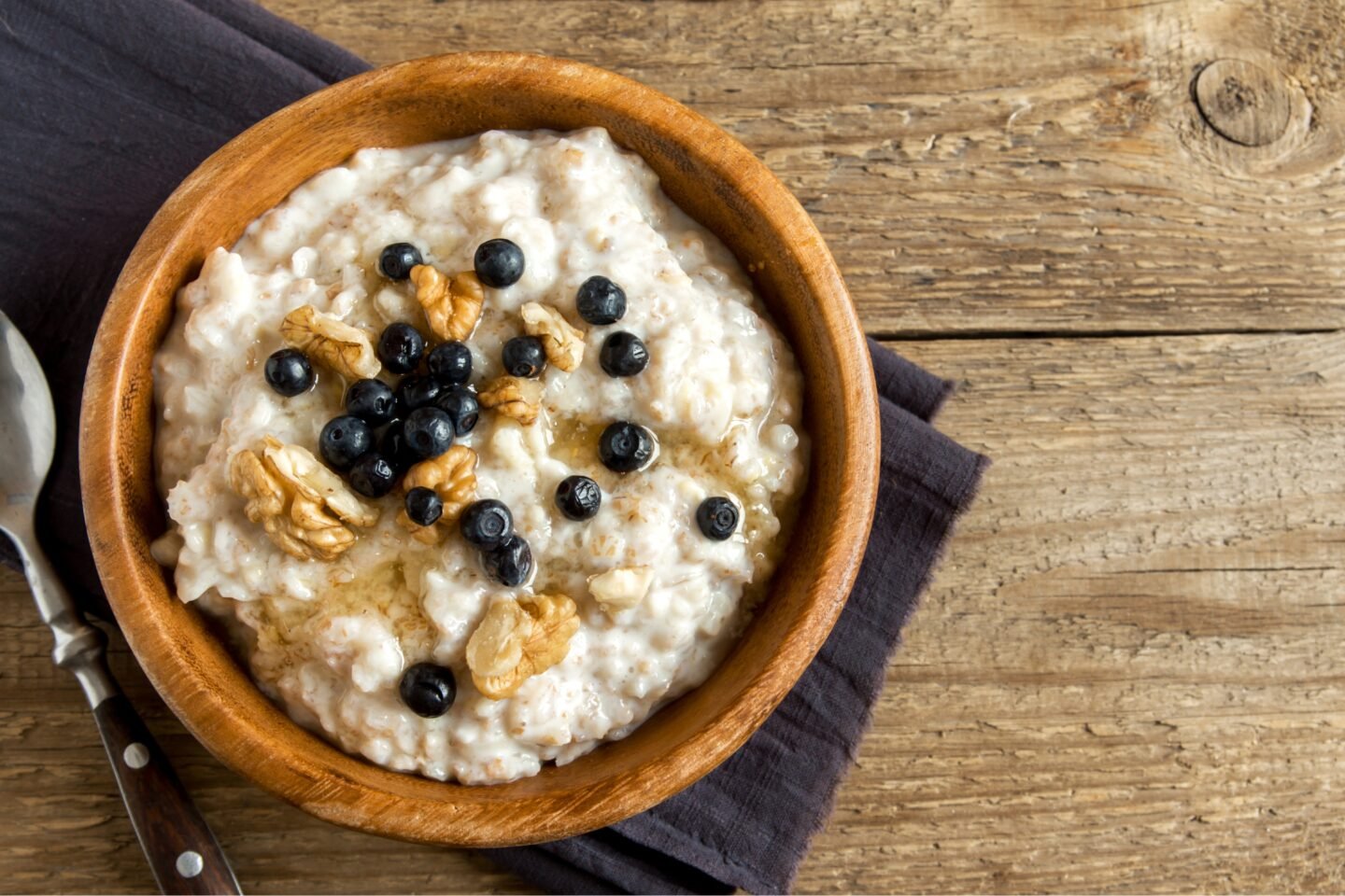 bowl of oatmeal for breakfast