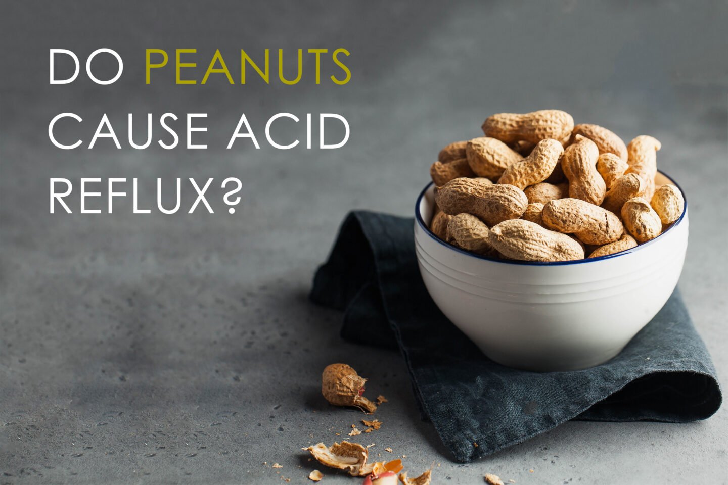 do peanuts cause acid reflux