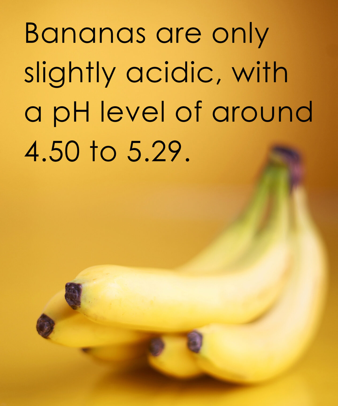 estimated ph level of bananas