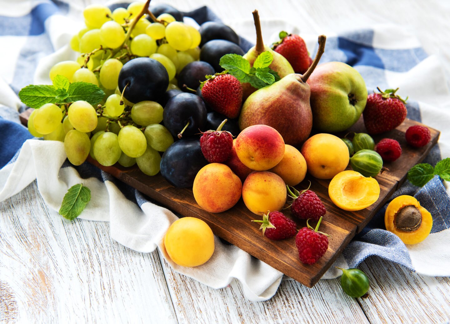 Fresh summer fruits