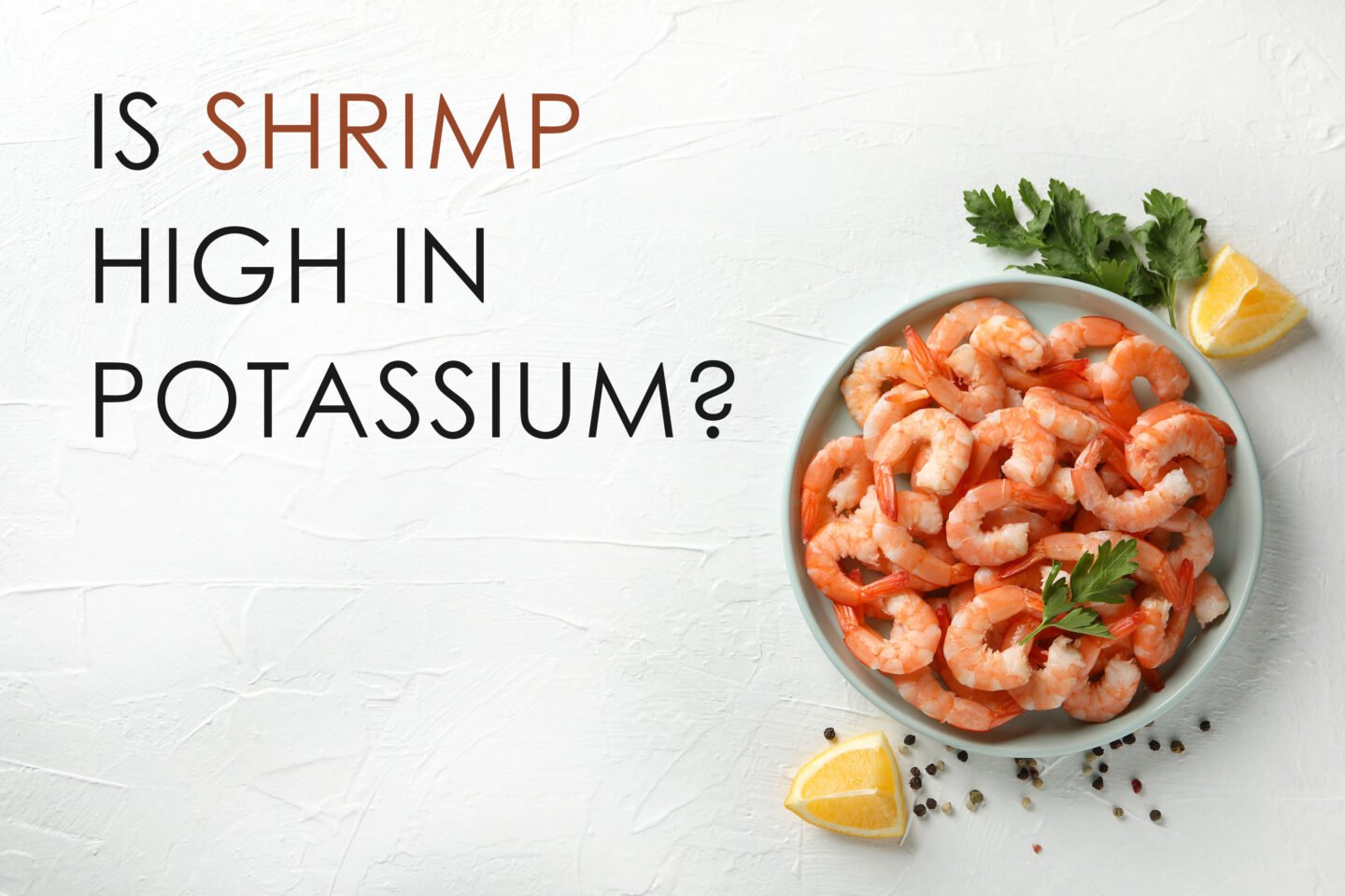 is shrimp high in potassium