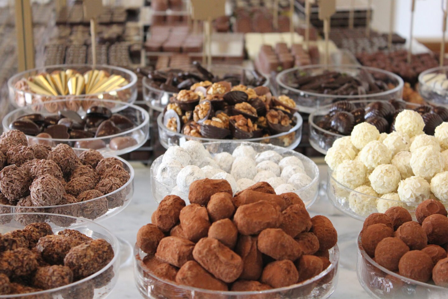 Belgian chocolates and truffles