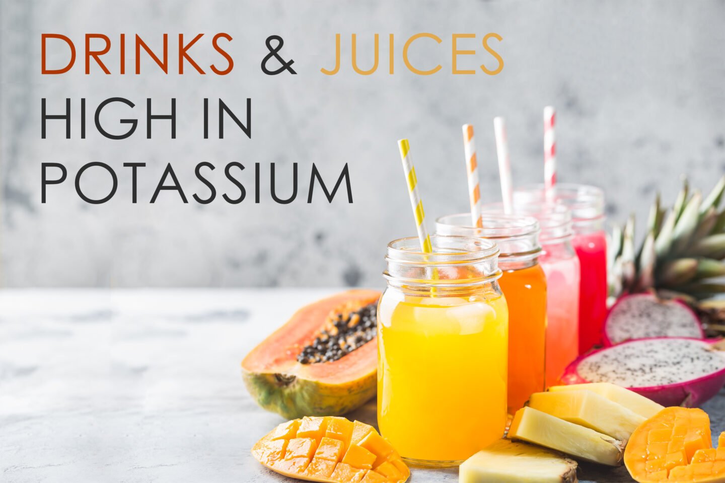 drinks juices high in potassium