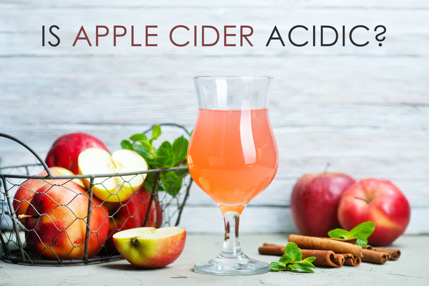 is apple cider acidic or alkaline