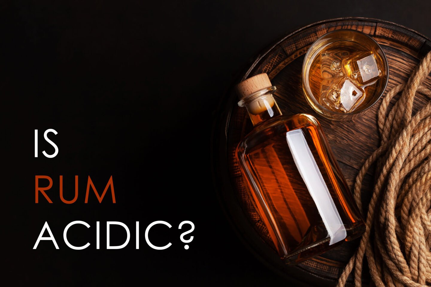 is rum acidic